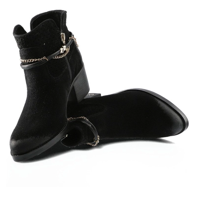 Členkové Topánky Carinii - B5502_-H20-000-000-D51 Czarny