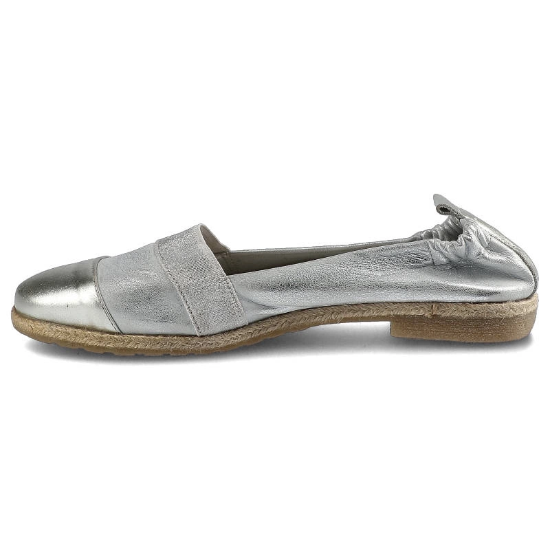 Poltopánky Lamelia - 40C1165 Biały Przecierany/Srebrny