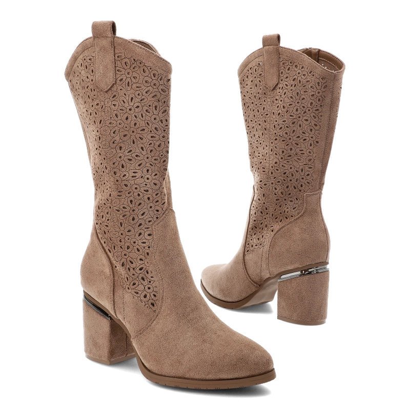 Čižmy S.BARSKI - HY51-238 Coffee