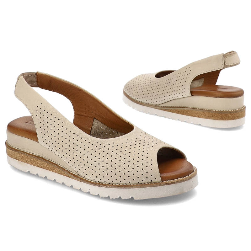 Sandále Artiker - 50C0863 Jasnobeżowy