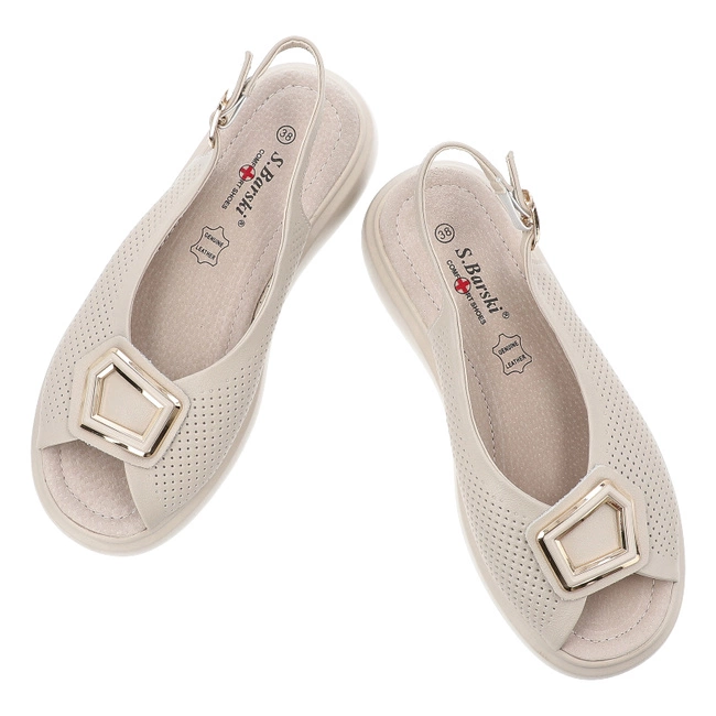 Sandále S.BARSKI - LR51-786 Beige