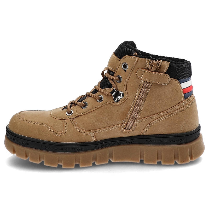 Turistické Topánky Tommy Hilfiger - T3B5-32517-1441524-Lace-Up Bootie Camel 524