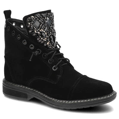 Členkové Topánky Alma en Pena - I22300 Crosta Black