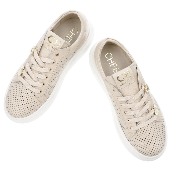 Tenisky CHEBELLO - 4680_-157-000-PSK-S389 Beżowy