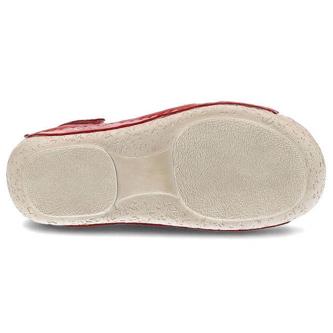 Sandále Carinii - B1122_-875-000-000-673 Madonna Amarant