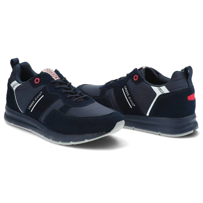 Tenisky Cross Jeans - JJ1R4015C Granat