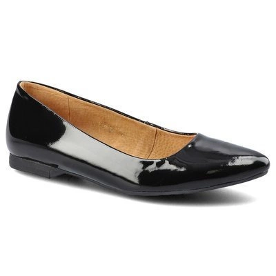 Baleríny Maciejka - 00873-00/01-6 Czarny Lakier