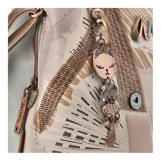 Kabelka Anekke - 38722-206 Brązowa