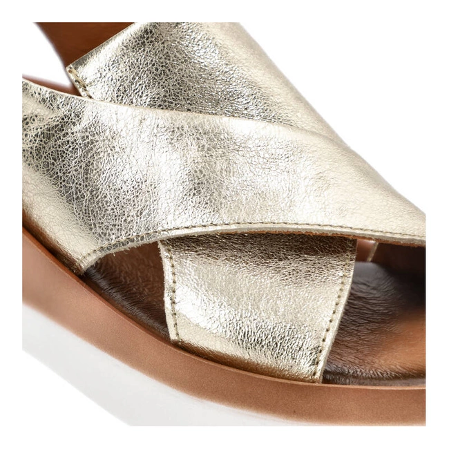 Sandále Armodo - 40256 Kryształ Złoto