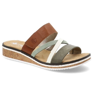 Šľapky RIEKER - V3652-91 Multi