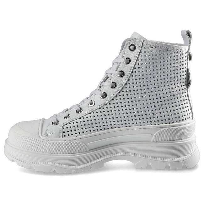 Členkové Topánky Carinii - B7318_-I81-000-000-E53 Biały