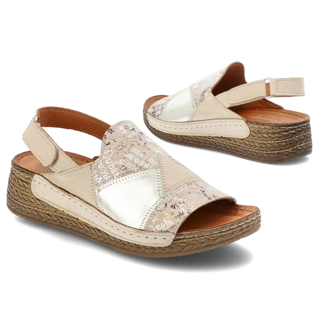 Sandále MACIEJKA - L7067-04/00-1 Beż