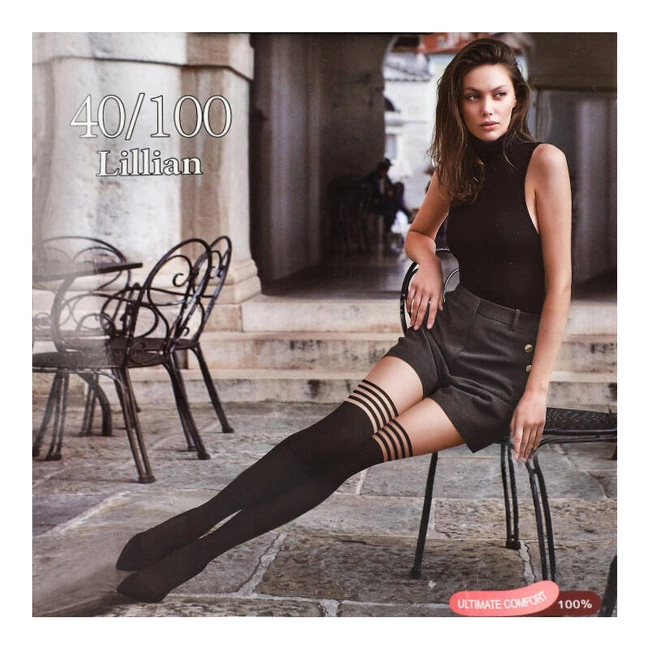 Pančuchy Armodo - AA1054 Black