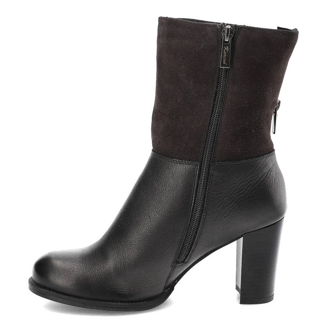 Členkové Topánky Karino - 0939/003-M Czarny Lico