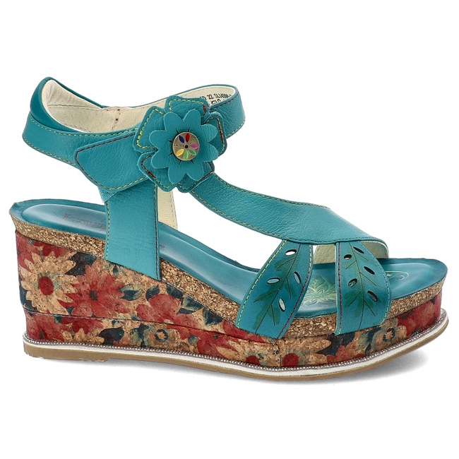 Sandále Laura Vita - Hacdeo 22  SL14598-22 Turquoise