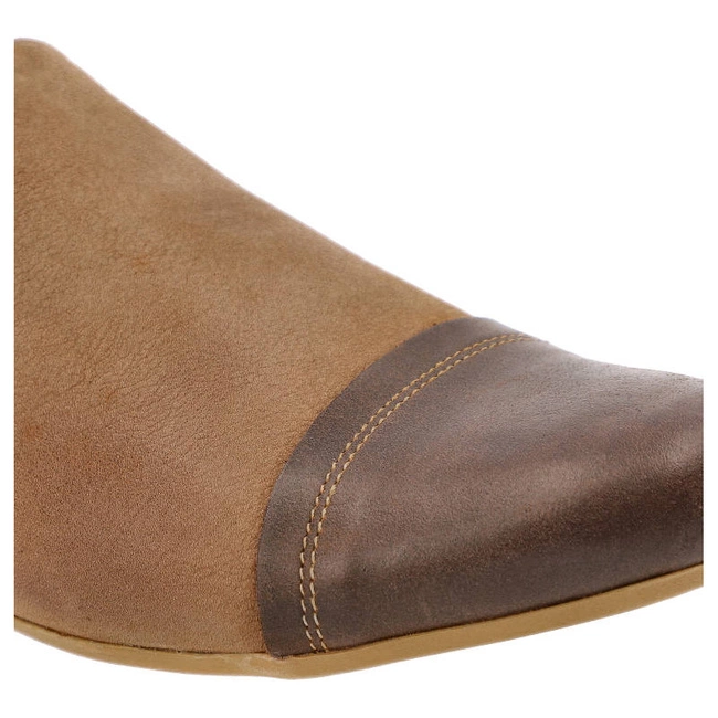 Poltopánky Karino - 0961/008-P Jasny Brązowy/Ciemny Brązowy