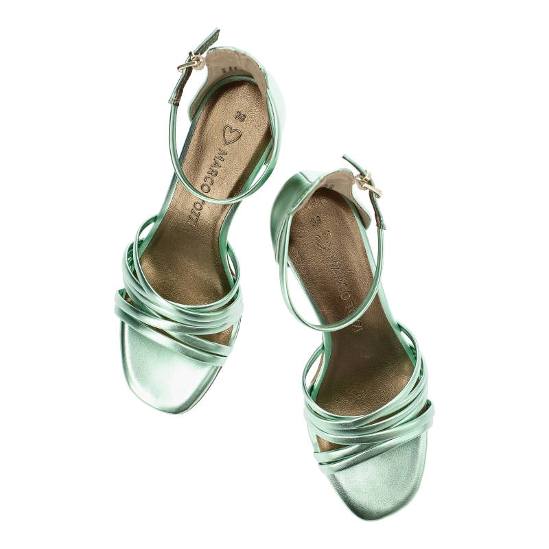 Sandále Marco Tozzi - 2-28386-20 750 Green Met.