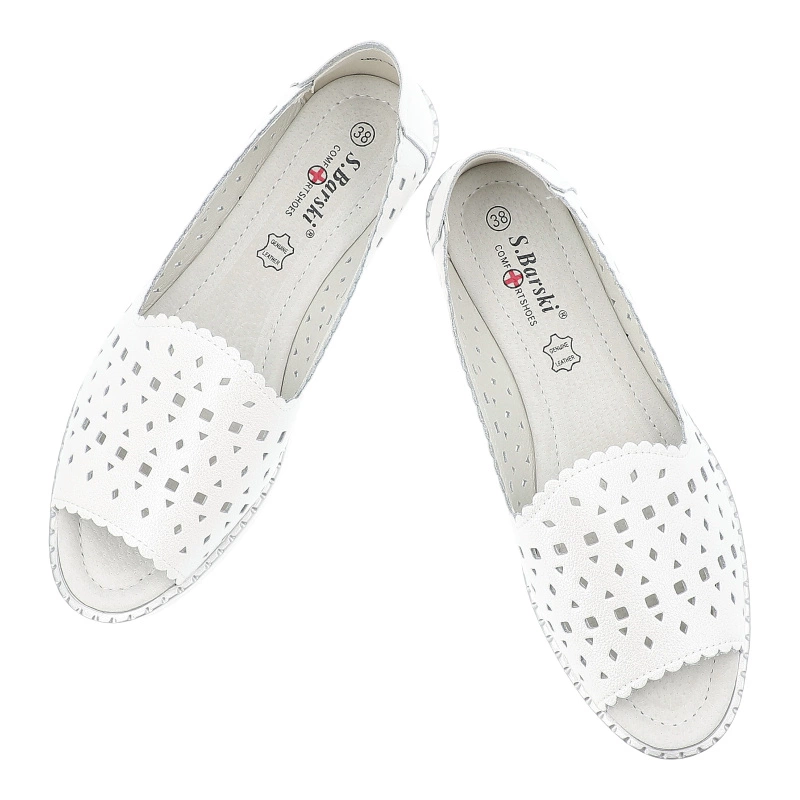 Poltopánky S.BARSKI - LR51-922 Pearl White