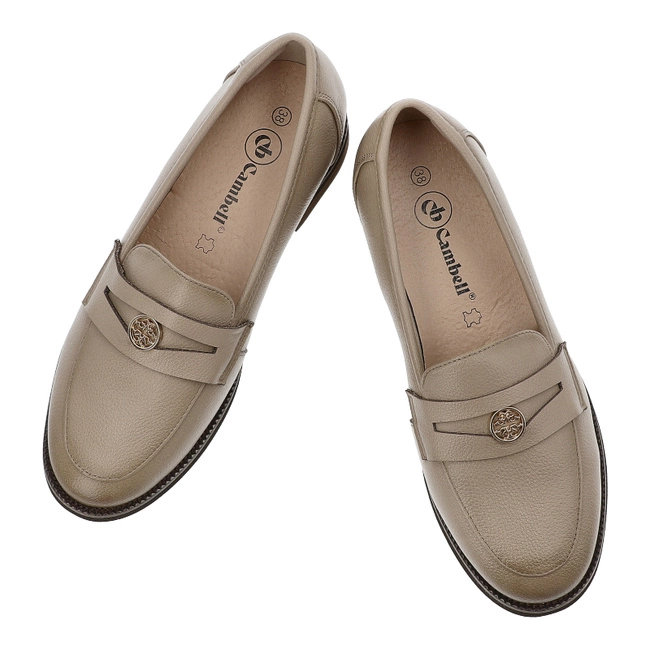 Mókazíny CAMBELL - 25-19301BG Beżowy