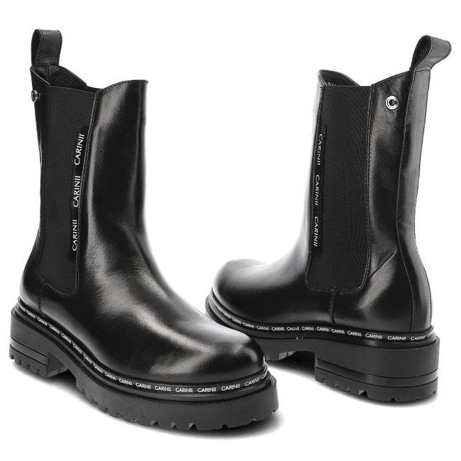 Členkové Topánky Chelsea Carinii - B8441_-E50-360-000-E23 Czarny