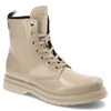 Členkové Topánky Tommy Hilfiger - T4A5-32411-1453500-Lace-Up Bootie Beige 500