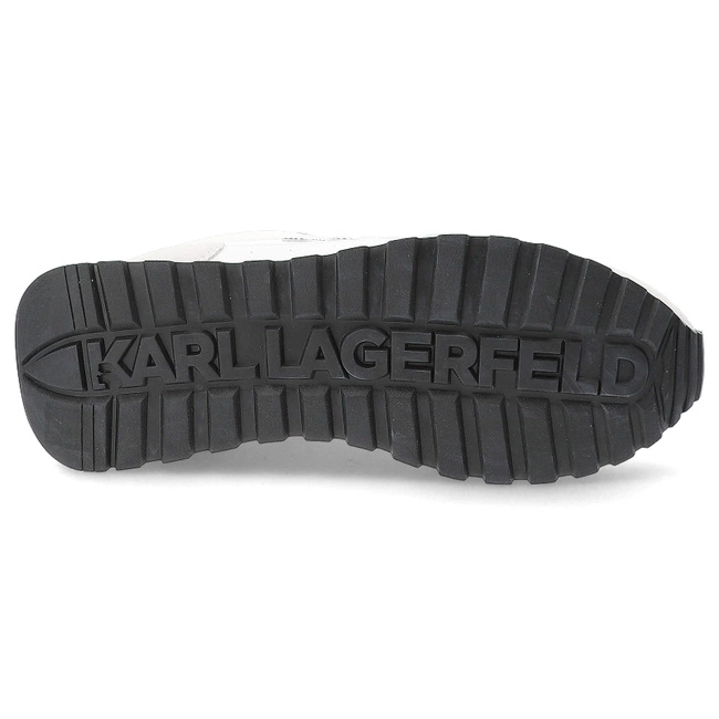 Tenisky KARL LAGERFELD - KL51124 410 White Lthr&Textile w/Black