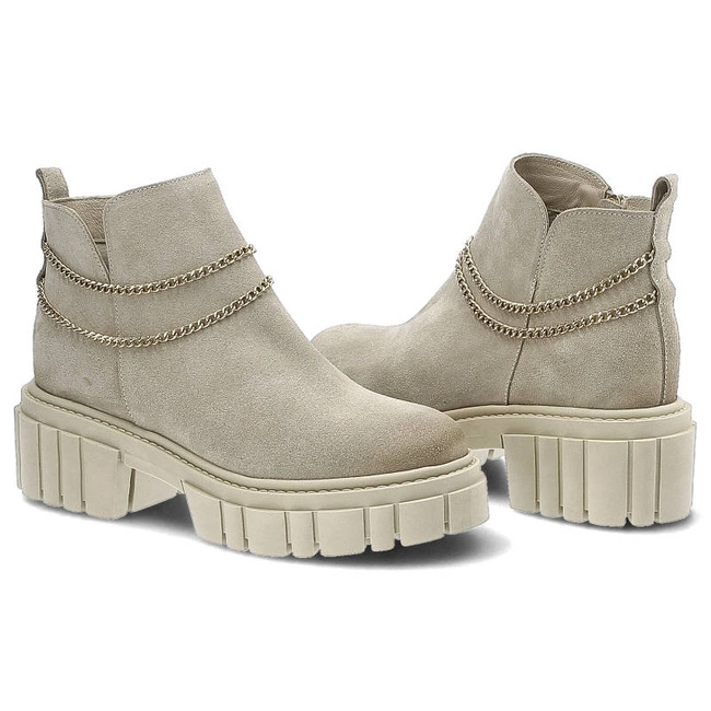 Členkové Topánky Chebello - 2793_-084-000-PSK-S170 Beżowy