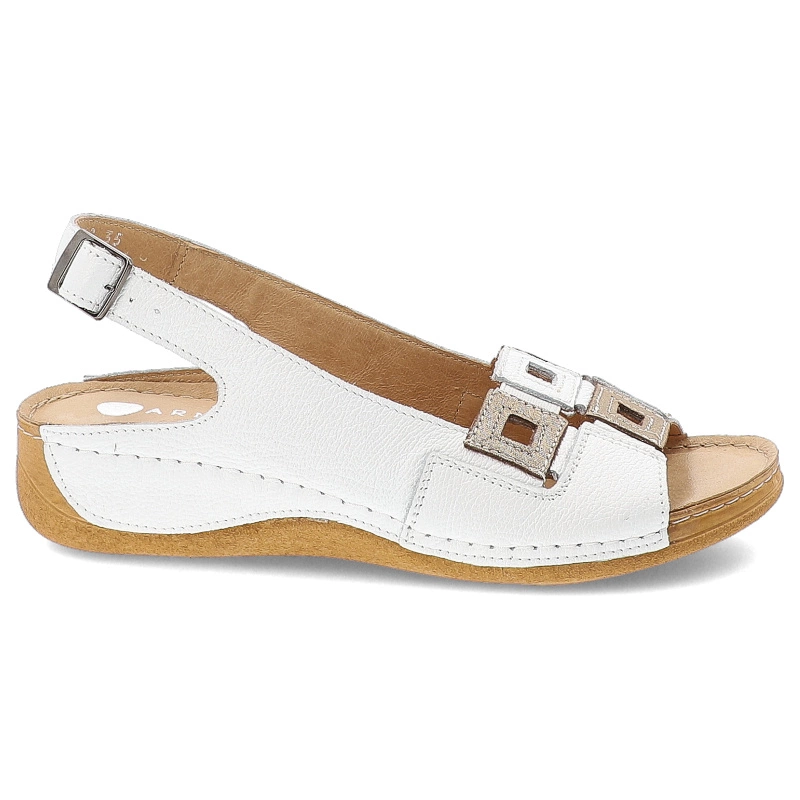 Sandále ARMODO - 5-1162-035 Biały Verona+Grid