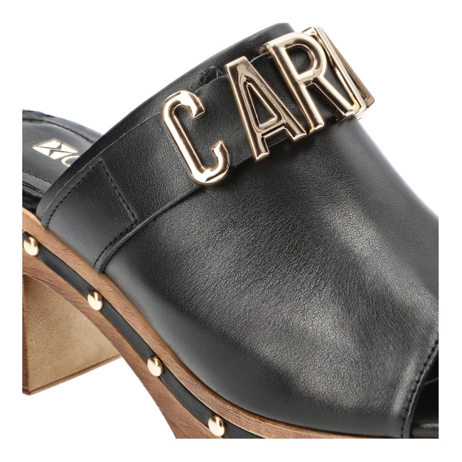 Šľapky Carinii - B9446_-E50-000-000-F81 Czarny