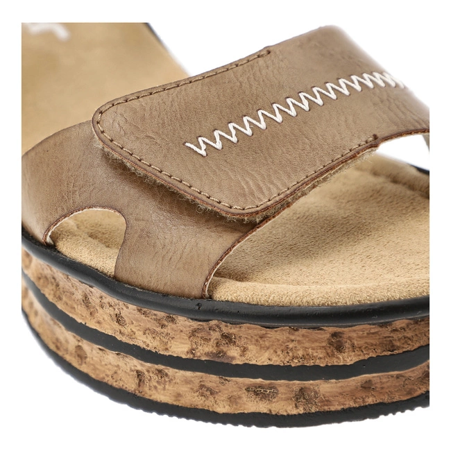 Sandále RIEKER - 68176-64 Beige Combination