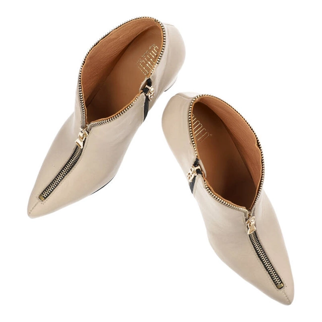 Členkové Topánky Simen - 6153A Beżowy