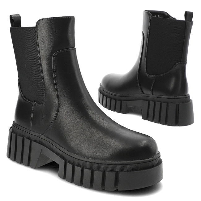 Členkové Topánky S.Barski - HY42-975 Black