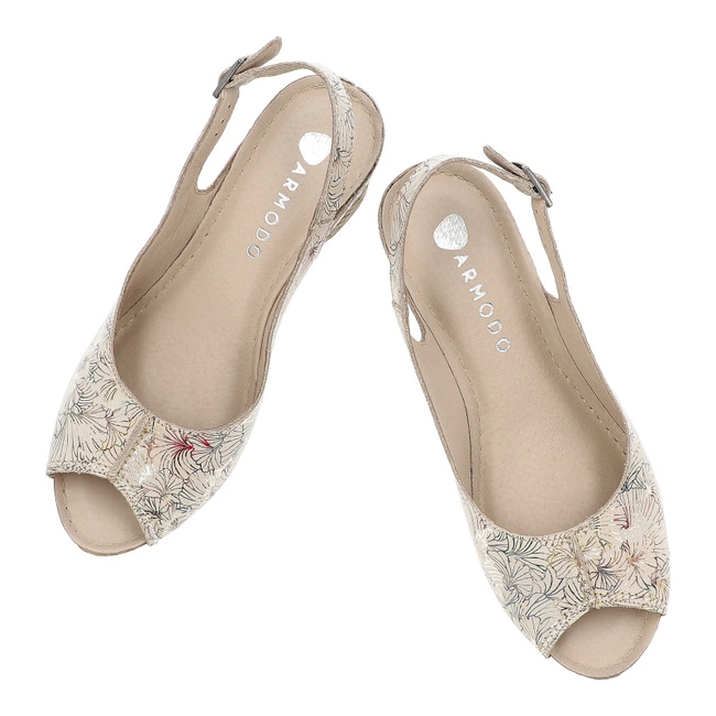 Sandále ARMODO - 5-0824-086 Kwiaty Fl.893