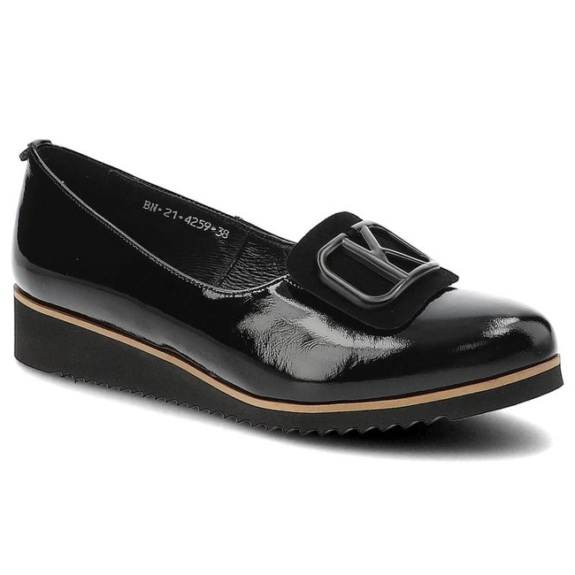 Poltopánky Karino - 4259/090-P Czarny/Naplak