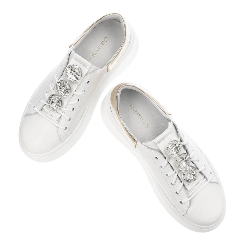 Tenisky Damiss - DS-717 Białe Lico/Zł