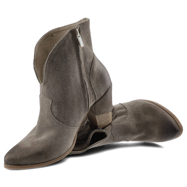 Členkové Topánky Exquisite - 1196 Almond Welur