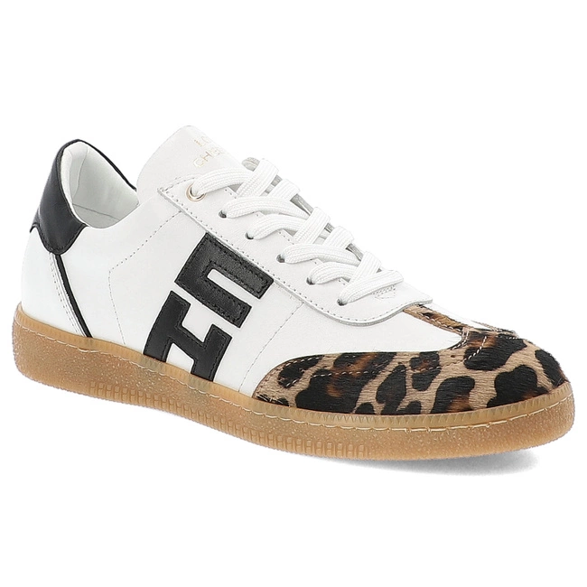 Tenisky CHEBELLO - 4640_-059-504-PSK-S376 Biały/Czarny/Panterka