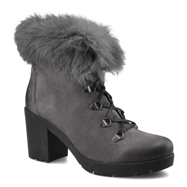 Členkové Topánky Lemar - 60178 S.Grafit/Królik