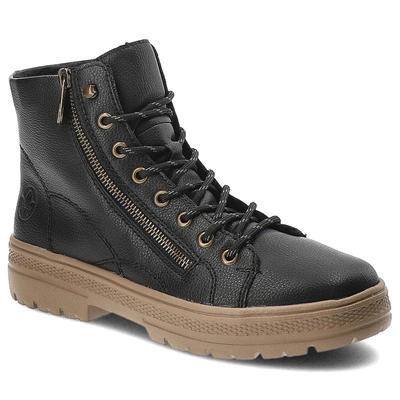 Členkové Topánky Rieker - N0031-00 Black