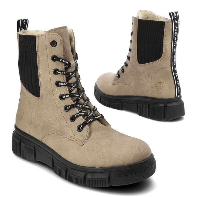 Členkové Topánky Rieker - X3414-60 Beige
