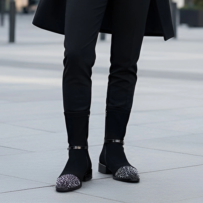 Členkové Topánky S.BARSKI - MR52-165 Black