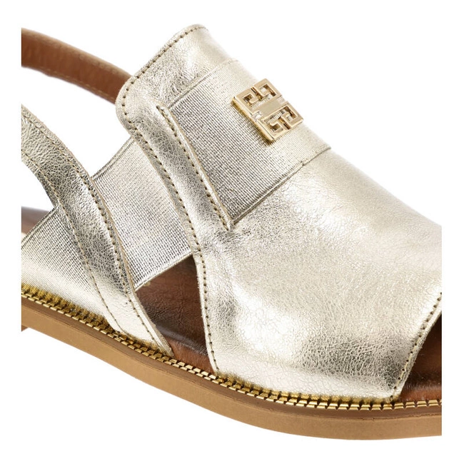 Sandále Armodo - 40385 Kryształ Złoto+Zł.