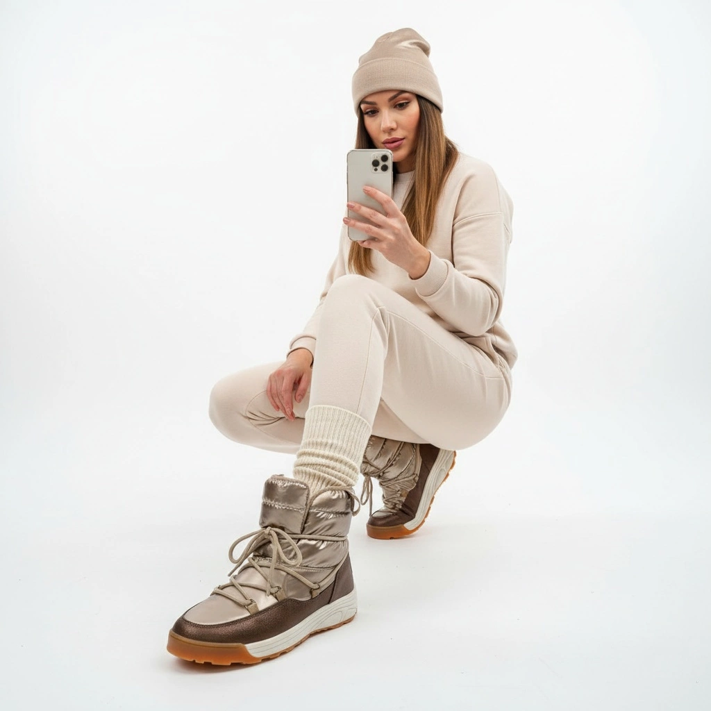 Snehule Big Star - KK274276 Złoty