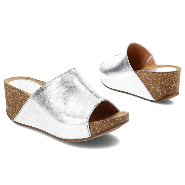 Šľapky Simen - 1563A Vs14 Kryształki Srebro