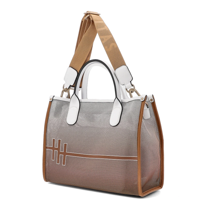 Kabelka HISPANITAS - BV253824 Borneo-V25 Cuoio Samba-V25 White