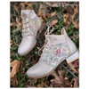 Šnúrovacie Členkové Topánky Maciejka - 04744-25/00-5 Złoto+Kwiaty