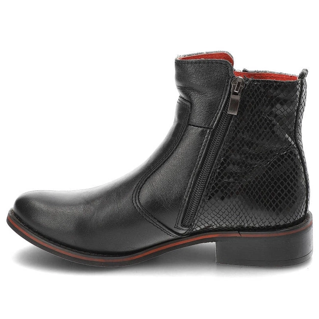 Členkové Topánky Avanti - 191 Czarny