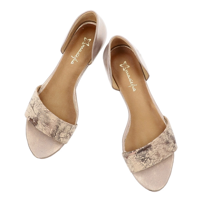 Sandále MACIEJKA - 01971-71/00-5 Miedziano-Złoty