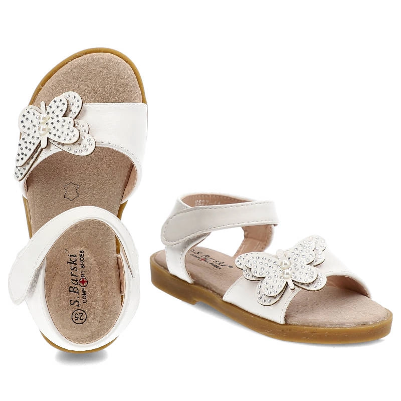 Sandále S.Barski - SS27-44 White
