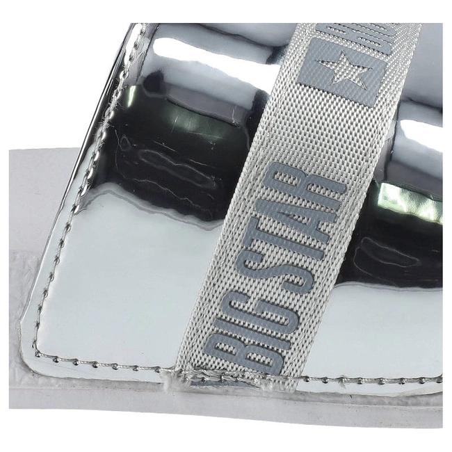 Šľapky Big Star - HH274A043 Srebrny